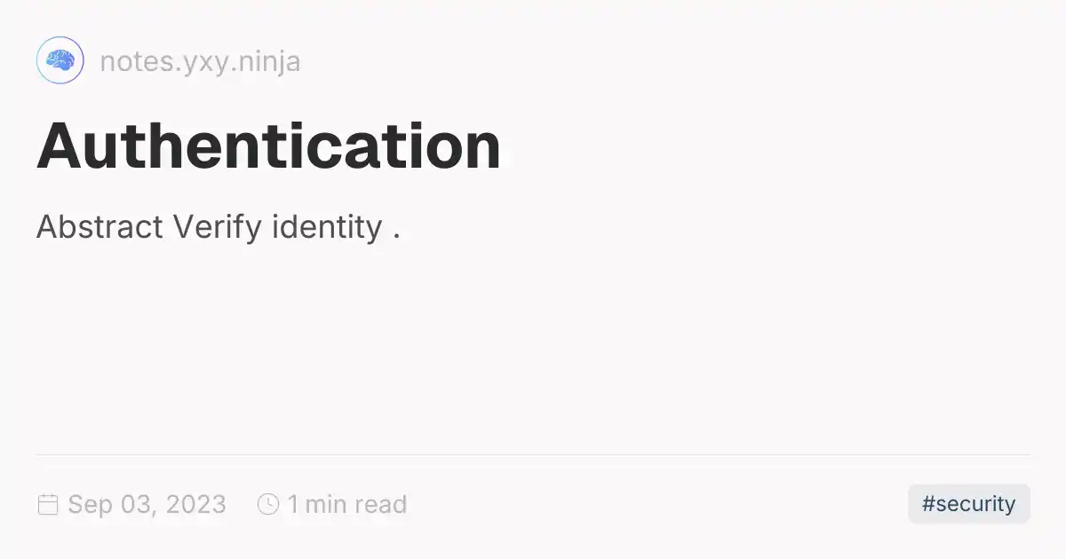 Notes Collection Authenticate Authentication